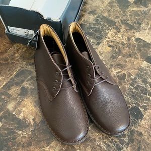 men's leather lace-up shoes